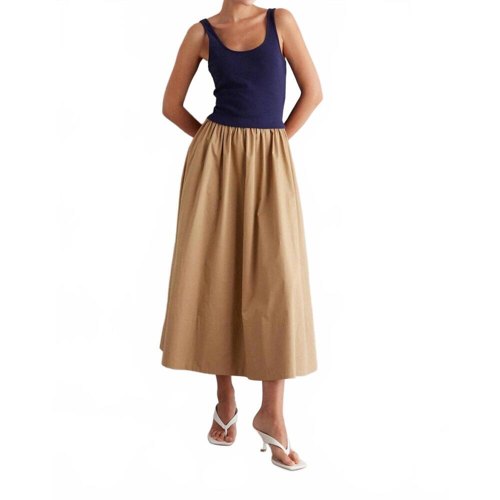 NEW JS71 gracen dress in navy/khaki